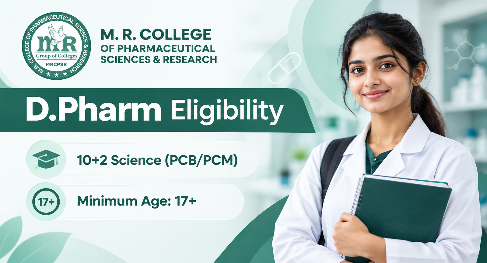 eligibility-criteria-for-d-pharm-course-at-m-r-college-of-pharmaceutical-sciences-and-research